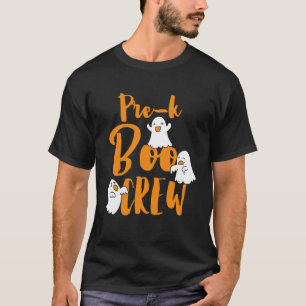 Camiseta Fantasias de Halloween do Pre-K Boo Crew Correspon