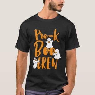 Camiseta Fantasias de Halloween do Pre-K Boo Crew correspon