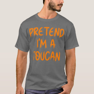 Camiseta Fantasias de Halloween Fingir Sou Aoucan Engraçado