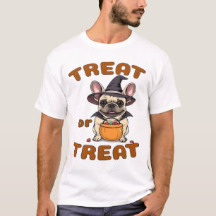 Camiseta Fantasias de Halloween para Bulldog Francês �Truqu