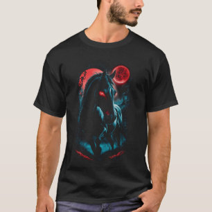 Camiseta Fantasias de Halloween para cavalo assustador de m