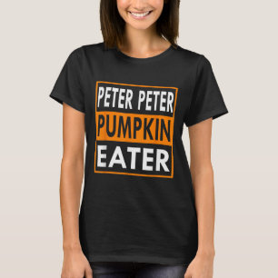 Camiseta Fantasias de Halloween Peter Comedor de Abóbora