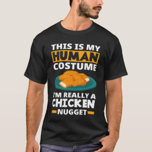 Camiseta Fantasias de Nuggets de Frango Nuggets de Frango