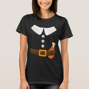 Camiseta Fantasias engraçadas de peregrino de Ação de Graça