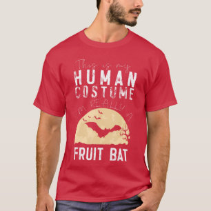 Camiseta Fantasias humanas de Halloween Morcego de Frutas T