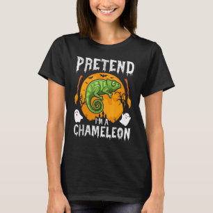 Camiseta Fantasie de Camaleão para Festa de Halloween