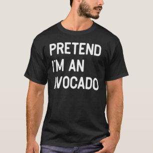 Camiseta Fantasie-se de Abacate Fantasia para Homens Mulher