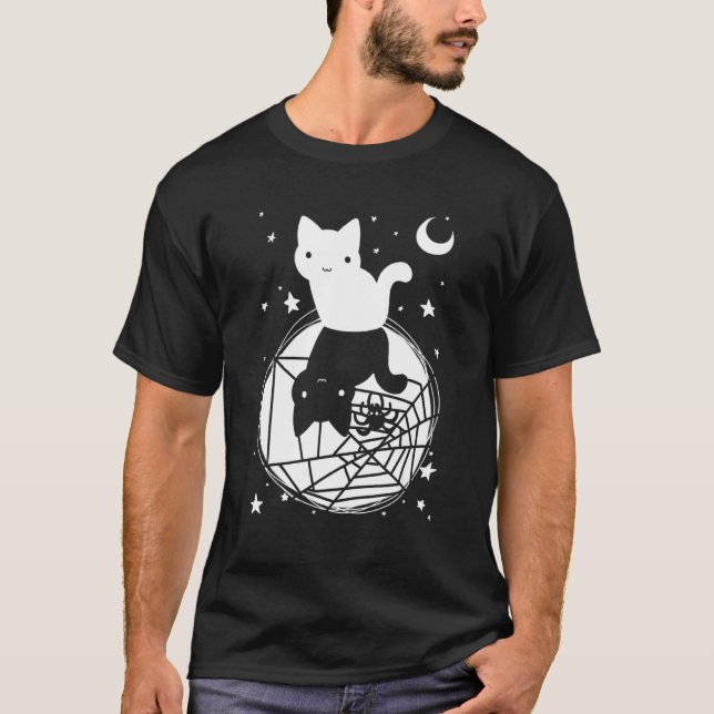 Camiseta Fantasioso Gato Fantasia Halloween (Frente)