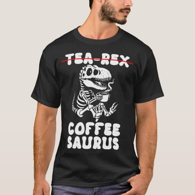 Camiseta Fantasioso Traje de Esqueleto de Dinossauro Goth T (Frente)