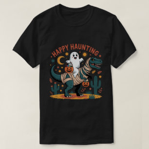 Camiseta Fantasma Adorável no Dinossauro da Mamãe - Dia de 