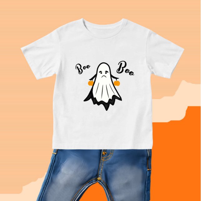 Camiseta Fantasma assustador com abóboras (Criador carregado)