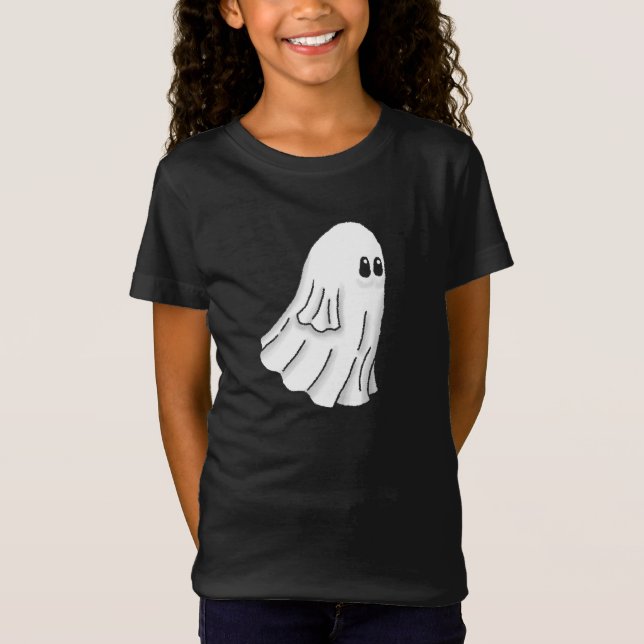 Camiseta Fantasma Assustador de Halloween (Frente)