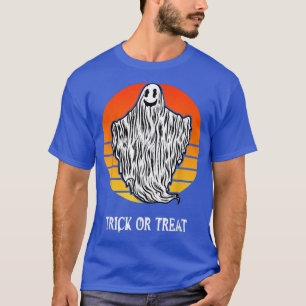 Camiseta Fantasma Assustador de Halloween Golpe ou Guloseim