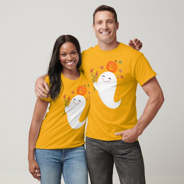 Camiseta Fantasma Bestial do Halloween (Unissex)