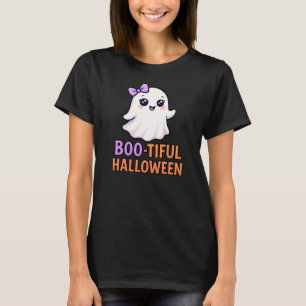 Camiseta Fantasma Bonita de Halloween
