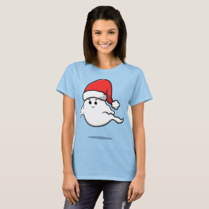 Camiseta Fantasma Bonita de Natal