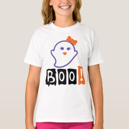 Camiseta Fantasma Bonita, Dia das Bruxas Divertidas