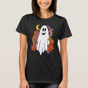 Camiseta Fantasma Bonito Com Abóbora E Truque Ou Tratamento