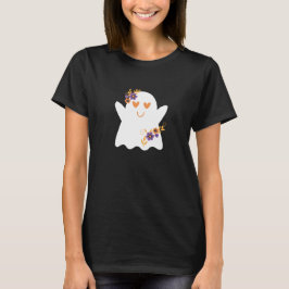 Camiseta Fantasma Bonito de Hallloween