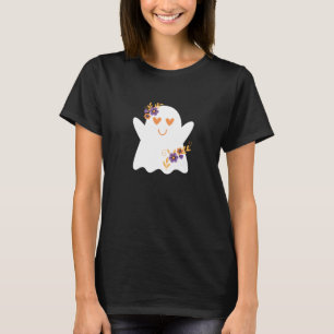 Camiseta Fantasma Bonito de Hallloween