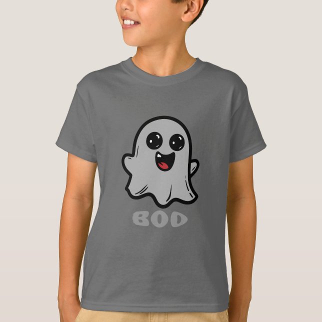 Camiseta Fantasma Bonito Desenho Boo (Frente)