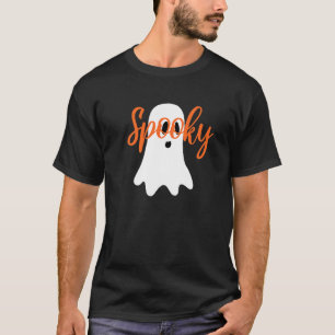 Camiseta Fantasma Bonito Dizendo Boo Fantasma Spooky Hallow