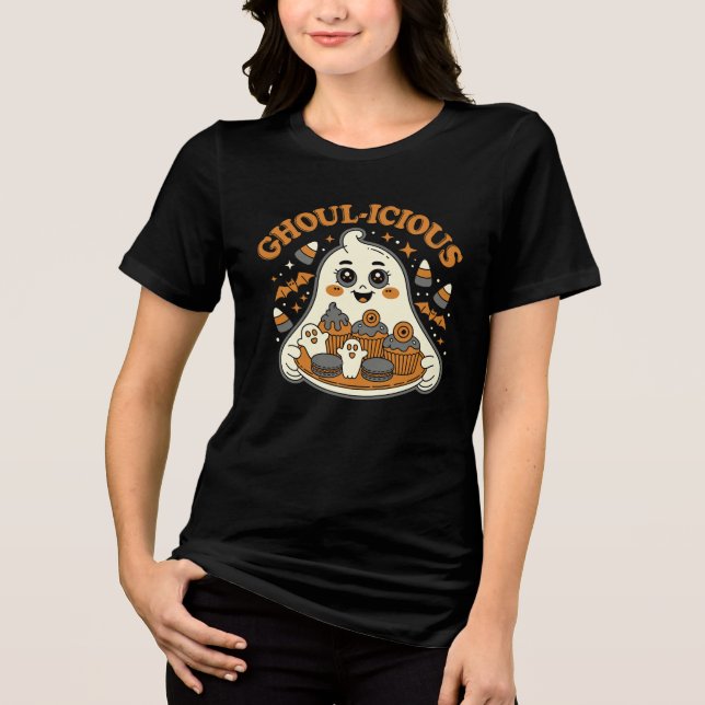 Camiseta Fantasma Bonito e Macabro (Frente)