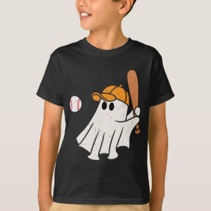 Camiseta Fantasma Bonito Jogando Dia de as Bruxas engraçado