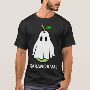 Camiseta Fantasma Bonito Pera Pearanormal Fantasia de Hallo