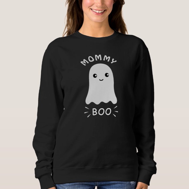 Camiseta Fantasma "BOO" de desenho personalizado (Frente)