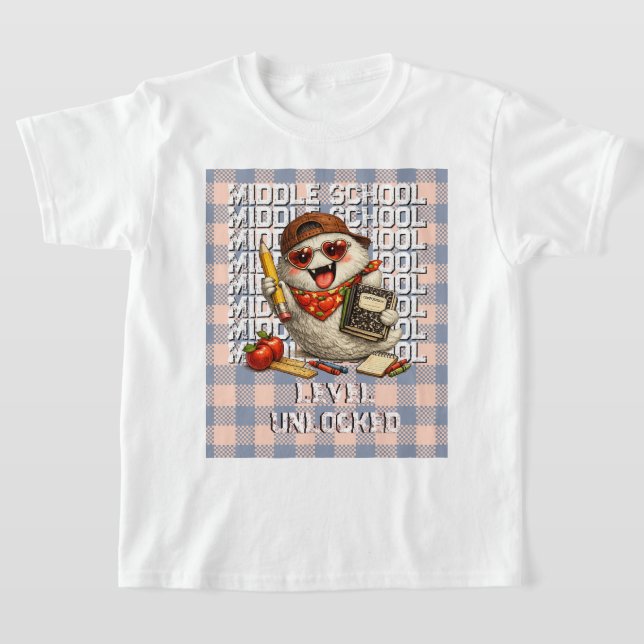 Camiseta Fantasma Boo Fofo Desbloqueio de Nível de Volta às (Postura )