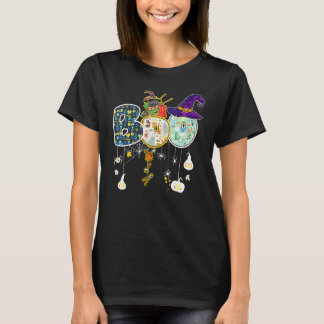 Camiseta Fantasma Boo Fofo Jardim Halloween Jardineiro Jard