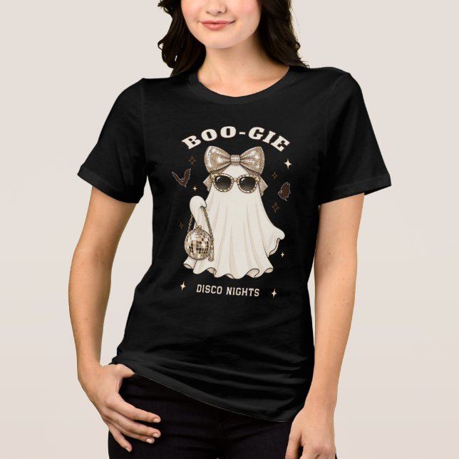 Camiseta Fantasma Boogie com Bolsa e Óculos de Sol Disco (Frente)