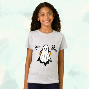 Camiseta Fantasma branco com abóboras