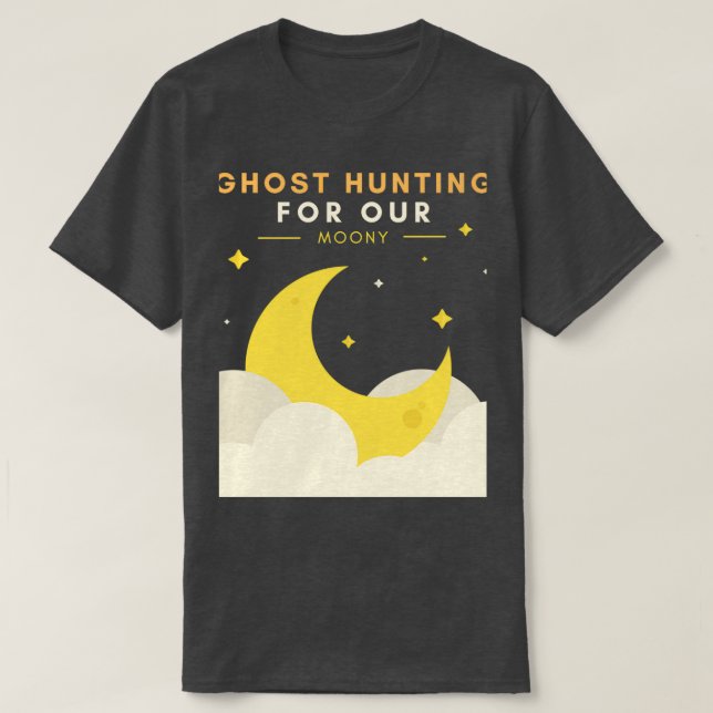 Camiseta Fantasma Caça Pela Nossa Mona (Frente do Design)