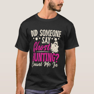 Camiseta Fantasma caçador paranormal Investigador