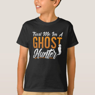 Camiseta Fantasma Caçando Confie Em Mim Um Caçador Fantasma