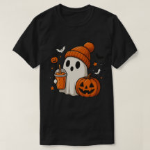 Fantasma com Design de Bebida de Abóbora e Especia