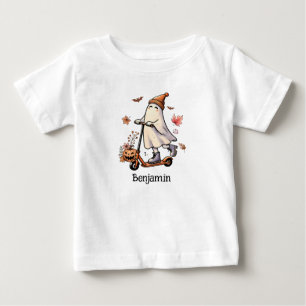 Camiseta Fantasma Custa Andando Um Patinete - Personalizado