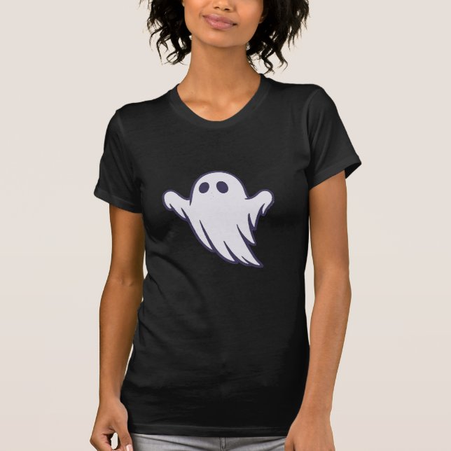 Camiseta Fantasma Custa | Festa de Halloween (Frente)