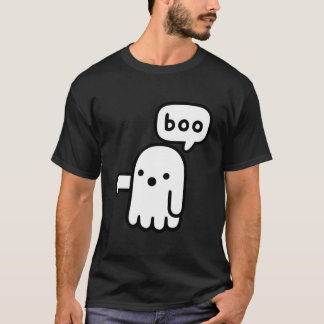 Camiseta Fantasma Da Desaprovação - Cute Boo Engraçado