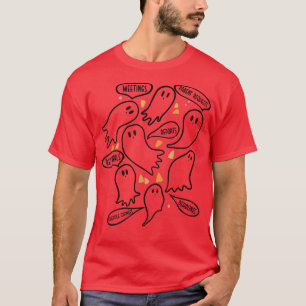 Camiseta Fantasma da Escola Conselheira Fantasma Engraçado