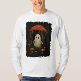 Camiseta Fantasma Da Floresta De Eerie Sob O Cogumelo
