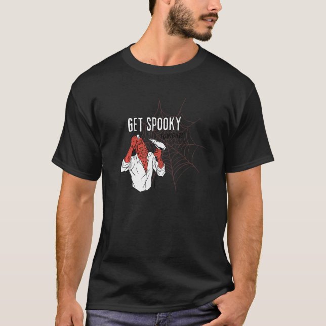 Camiseta Fantasma Da Moda Ficar Louco Hoje À Noite (Frente)