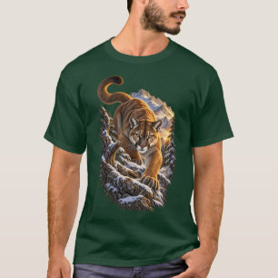 Camiseta Fantasma da Montanha – Cougar Vintage Selvagem