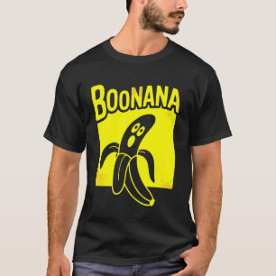 Camiseta Fantasma de Banana Boonana Engraçado Trocadilho Fa