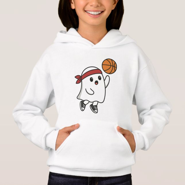 Camiseta Fantasma de Basquete Spooky (Frente)