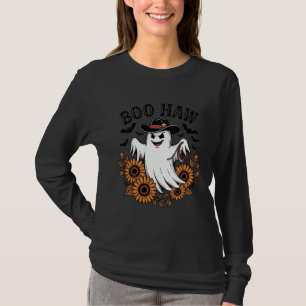 Camiseta Fantasma de Cowboy de Girassóis de Morcegos do Dia