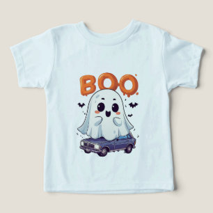 Camiseta Fantasma de desenho animado Halloween design para