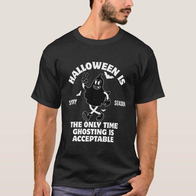 Camiseta Fantasma de Halloween (Frente)